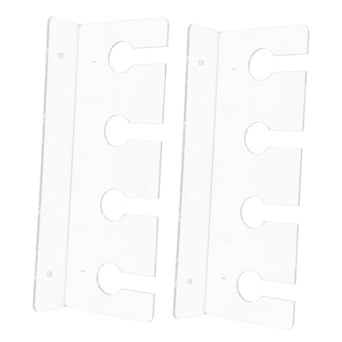 TIDTALEO 2Stücke Klares Weinglas Regal Schrank Aufbewahrung für Weingläser Design für Bar Platzsparend und Schützend von TIDTALEO