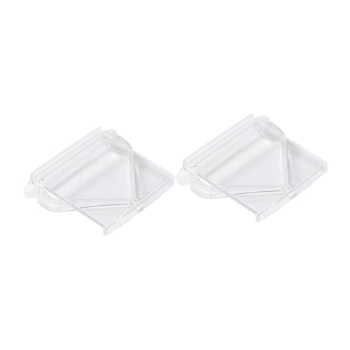 TIDTALEO 2stücke Tv-obergestell Aus Kunststoff Monitor-Regal Mit Router-Rack Platzsparendes Aufbewahrungsregal Für Tv Und Computerbildschirm Schlichtes Design Für Jeden Einrichtungsstil von TIDTALEO