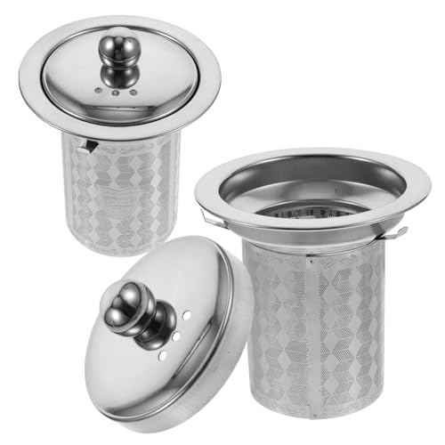 TIDTALEO 2Stücke Teesieb Teilig mit Deckel für Teekannen und Tassen Robuster Teefilter für Zuhause und Büro Rostfrei und Langlebig TIDTALEO 2Stücke Teesieb Teilig mit Deckel für Teekannen und Tassen Robuster Teefilter für Zuhause und Büro Rostfrei und Langlebig von TIDTALEO