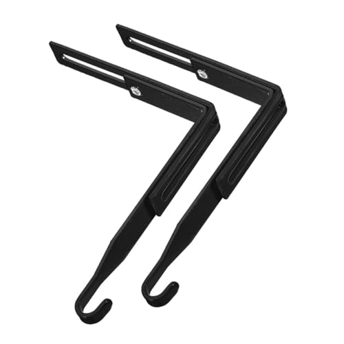 TIDTALEO 2Stücke Verstellbare Metall Schrankhaken für Tür und Spiegelmontage Multifunktionale Organizer Haken für Kleidung Hüte und Taschen Schwarz TIDTALEO 2Stücke Verstellbare Metall Schrankhaken für Tür und Spiegelmontage Multifunktionale Organizer Haken für Kleidung Hüte und Taschen Schwarz von TIDTALEO