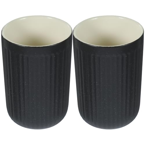 TIDTALEO 2stücke Retro Keramik Zahnputzbecher Wiederverwendbare Mundspülbecher Für Zuhause Elegante Trinkbecher Für Badezimmer Bpa-frei Hygienisch Und Dekorativ TIDTALEO 2stücke Retro Keramik Zahnputzbecher Wiederverwendbare Mundspülbecher Für Zuhause Elegante Trinkbecher Für Badezimmer Bpa-frei Hygienisch Und Dekorativ von TIDTALEO