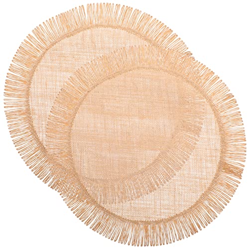 TIDTALEO 2stücke Runde Zopfunterlage Tischset Isoliermatte Tassenmatte Gewebtes Tischset Haushaltstischset Schüsselunterlage Topfkissen Für Teller Tassen Und Schalen TIDTALEO 2stücke Runde Zopfunterlage Tischset Isoliermatte Tassenmatte Gewebtes Tischset Haushaltstischset Schüsselunterlage Topfkissen Für Teller Tassen Und Schalen von TIDTALEO