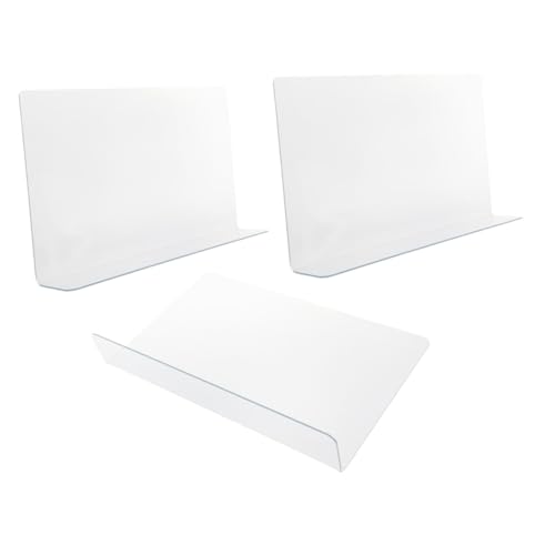 TIDTALEO 3 Stücke Anti Spritzschutz Ecke Dusche Badezimmer Splash Block Blocker Für Protector Abnehmbare Wasser Schutz Waschbecken Transparent PVC von TIDTALEO