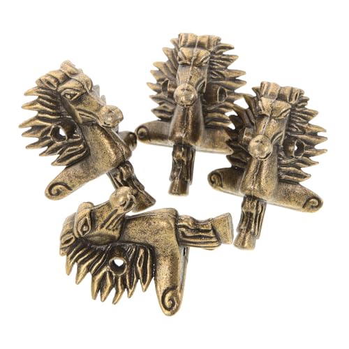 TIDTALEO 4 Stück Möbelbeine Vintage Holzbox Füße Eckenschutz für Schmuck Weinboxen Einfache Installation Vielseitige Nutzung Robuste Metallkonstruktion TIDTALEO 4 Stück Möbelbeine Vintage Holzbox Füße Eckenschutz für Schmuck Weinboxen Einfache Installation Vielseitige Nutzung Robuste Metallkonstruktion von TIDTALEO