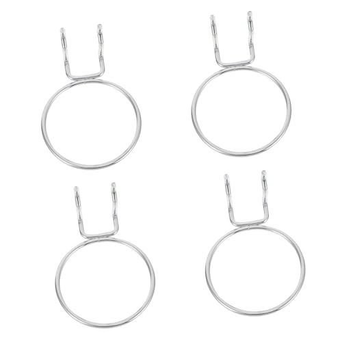 TIDTALEO 4 Stück Teiliges Pegboard Rings aus Robustem Rostfrei und Stabil Einfache Montage und Demontage Vielseitig Einsetzbar für Küche Garage Werkstatt und Laden Praktisches Lochwand von TIDTALEO
