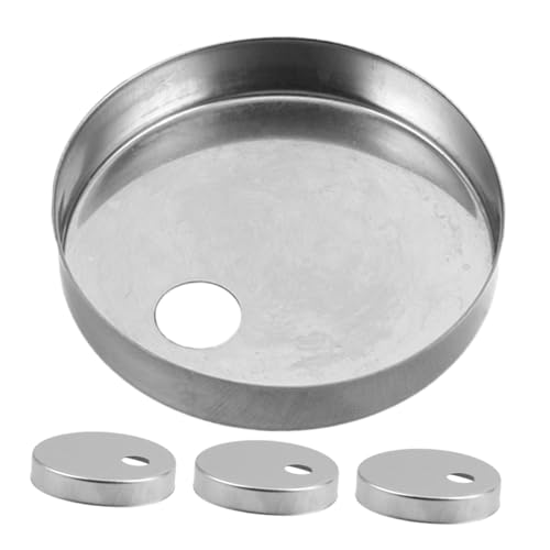 TIDTALEO 4 Stück Toilettenbolzen Abdeckkappen Teiliges Dekorative Wc Schraubenabdeckungen Einfache Montage und Demontage Schützende Wc Befestigungsschrauben Abdeckungen für Badezimmer von TIDTALEO