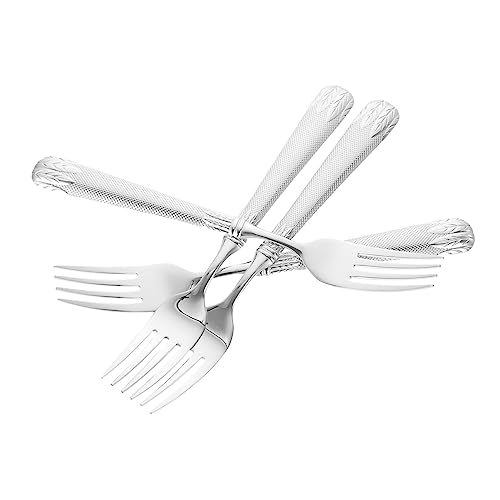TIDTALEO 4Stücke Grillgabel Teilig Barbecue Werkzeug mit Ergonomischem Griff für Fleisch Gemüse und Hochwertige Abenddinner Gabeln mit Elegantem Design TIDTALEO 4Stücke Grillgabel Teilig Barbecue Werkzeug mit Ergonomischem Griff für Fleisch Gemüse und Hochwertige Abenddinner Gabeln mit Elegantem Design von TIDTALEO