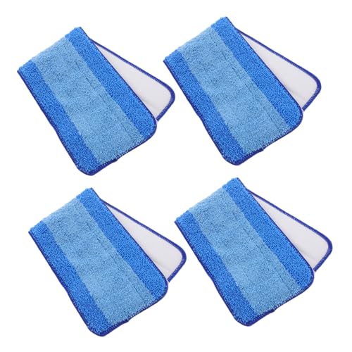 TIDTALEO 4Stücke Wiederverwendbare Pads Kompatibel mit Mop Waschbare Mikrofaser Ersatzpads für Effektive Bodenreinigung für Fliesen und Steinböden TIDTALEO 4Stücke Wiederverwendbare Pads Kompatibel mit Mop Waschbare Mikrofaser Ersatzpads für Effektive Bodenreinigung für Fliesen und Steinböden von TIDTALEO