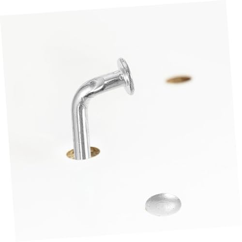 TIDTALEO 50 Stück Teiliges Palettenregal Sicherheitsbolzen aus Verzinktem Korrosionsbeständige Drop Lock Pins mit Flachem Kopf Robuste für Schwere Möbel Lagerregale Einfache Montage von TIDTALEO