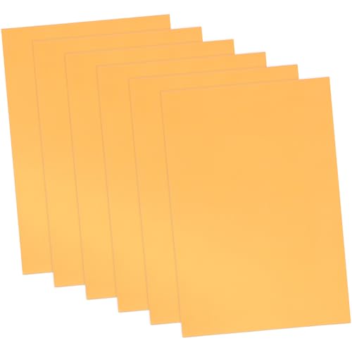 TIDTALEO 6 Stück Aluminiumschild Sublimationsfoto aus Aluminium Wandsublimationsplakat Rohlinge zur Sublimation Sublimations-Metallschild-Rohlinge Sublimationsmetallrohlinge Golden von TIDTALEO