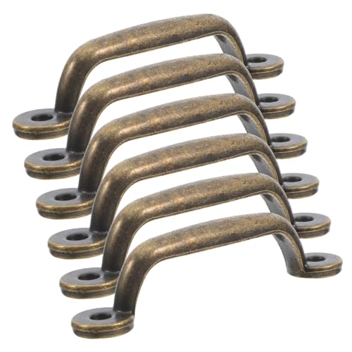 TIDTALEO 6 Stück Vintage Schubladengriffe Antik Bronze Metallmöbelbeschläge für Schränke und Kommoden Dekorative Tür und Schubladenknöpfe für Zuhause TIDTALEO 6 Stück Vintage Schubladengriffe Antik Bronze Metallmöbelbeschläge für Schränke und Kommoden Dekorative Tür und Schubladenknöpfe für Zuhause von TIDTALEO