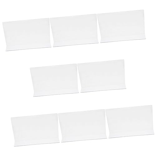 TIDTALEO 8 Stücke Durchsichtige Kunststoff Regaltrenner L-Förmige Schrankteiler für Schrank Organisation Multifunktionale Regaltrennwände für Schlafzimmer Küche und Langlebig von TIDTALEO