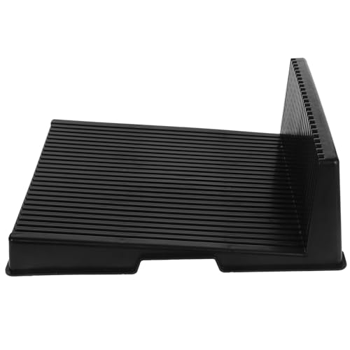 TIDTALEO Antistatische Halterung PCB Halterung Leiterplattenhalter PCB Aufbewahrungshalter Leiterplatten-Regal Leiterplattenständer Leiterplattenstangenhalterung Regalbrett Abs Black von TIDTALEO