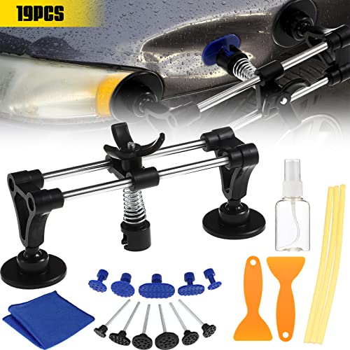 TIDTALEO Auto Dellen Reparatur Dent Puller Schwarze und Blaue Pads Schaber Sprühflasche Tuch für Autos Kühlschränke und Waschmaschinen TIDTALEO Auto Dellen Reparatur Dent Puller Schwarze und Blaue Pads Schaber Sprühflasche Tuch für Autos Kühlschränke und Waschmaschinen von TIDTALEO