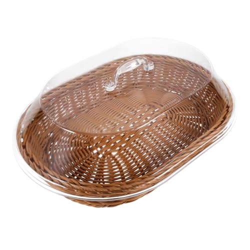 TIDTALEO Brotkorb mit Deckel Eleganter Servierkorb für Snacks Obst und Desserts für Partys und Dekorative Präsentationen TIDTALEO Brotkorb mit Deckel Eleganter Servierkorb für Snacks Obst und Desserts für Partys und Dekorative Präsentationen von TIDTALEO