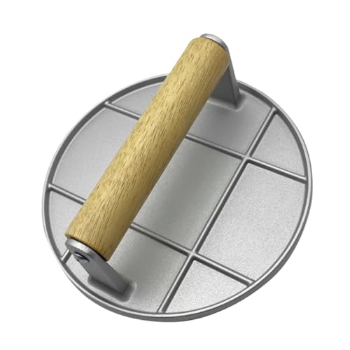 TIDTALEO Burger Patty Press aus Aluminiumlegierung Schwerer Druck Manuelle Patty Maker mit Holzgriff Antihaftbeschichtet für Burger und Fleischkuchen Leicht zu Reinigen TIDTALEO Burger Patty Press aus Aluminiumlegierung Schwerer Druck Manuelle Patty Maker mit Holzgriff Antihaftbeschichtet für Burger und Fleischkuchen Leicht zu Reinigen von TIDTALEO