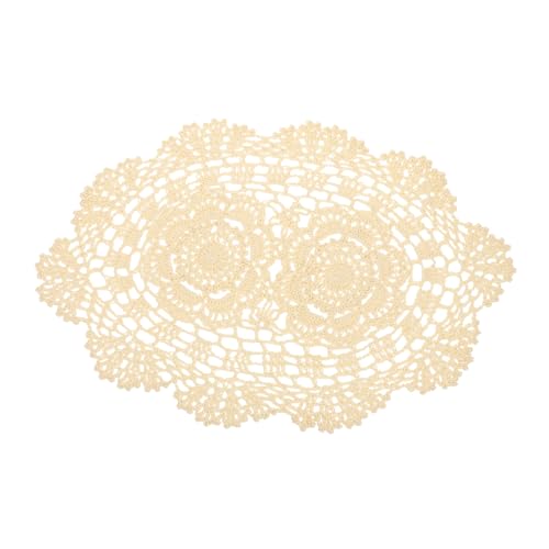TIDTALEO Handgestricktes Baumwoll Tischset Dekorative Tischdecke Rustikales Tischset für Esstisch Dekoration TIDTALEO Handgestricktes Baumwoll Tischset Dekorative Tischdecke Rustikales Tischset für Esstisch Dekoration von TIDTALEO