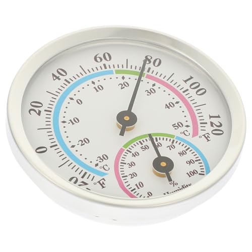 TIDTALEO Digitales Hygrometer mit Großem Display Mini Indoor Thermometer Hängendes Batteriefreies Raumfeuchtigkeitsmessgerät für Büro Wohnzimmer Babyzimmer Einfache Wandmontage von TIDTALEO
