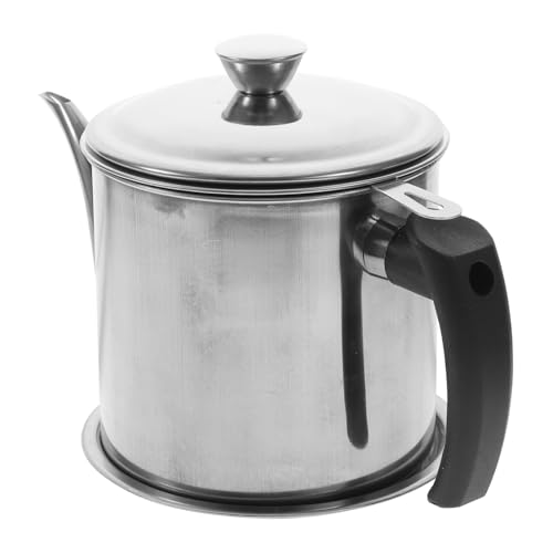 TIDTALEO Edelstahl Ölkanne mit Integriertem Sieb und Ergonomischem Griff Hitzebeständiger Ölabscheider und Aufbewahrungsbehälter für Küche Vielseitiger Fettfilter und Recycling Behälter TIDTALEO Edelstahl Ölkanne mit Integriertem Sieb und Ergonomischem Griff Hitzebeständiger Ölabscheider und Aufbewahrungsbehälter für Küche Vielseitiger Fettfilter und Recycling Behälter von TIDTALEO
