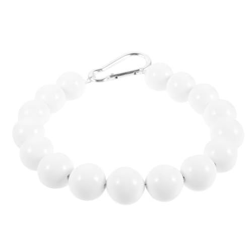 TIDTALEO Edelstahl PVC Perlen Fahnenmast Fixierring Leicht Stabil Langlebig Flaggenbefestigung Zubehör für Fahnenstangen ohne Werkzeug Einfache Anbringung von TIDTALEO