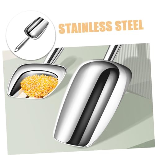 TIDTALEO Edelstahl Schaufel Mittlere Küchenutensil Rostfrei Glatt Oberfläche Vielseitig für Getreide Eiswürfel Mehl und Lebensmittel Geeignet Praktische Schaufel mit Aufhängung für TIDTALEO Edelstahl Schaufel Mittlere Küchenutensil Rostfrei Glatt Oberfläche Vielseitig für Getreide Eiswürfel Mehl und Lebensmittel Geeignet Praktische Schaufel mit Aufhängung für von TIDTALEO