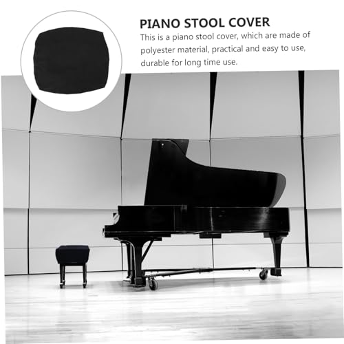 TIDTALEO Elastischer Dicker Klavierhocker Bezug Ganzjahres Piano Bank Sitzschoner Flexible Abdeckung für Klavierbank Hautfreundlich und Pflegeleicht von TIDTALEO
