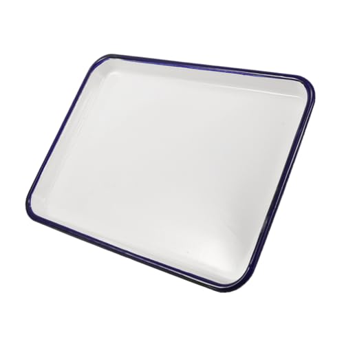 TIDTALEO Enamel Backblech Vielseitige Back und Servierplatte für Leicht zu Reinigen und Hitzebeständig für Restaurant von TIDTALEO