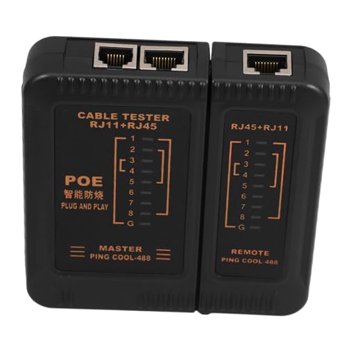 TIDTALEO Ethernet Kabel Tester Kabel Tester für Hochpräzision Kompakt Tragbar für Utp Stp Netzwerktests TIDTALEO Ethernet Kabel Tester Kabel Tester für Hochpräzision Kompakt Tragbar für Utp Stp Netzwerktests von TIDTALEO
