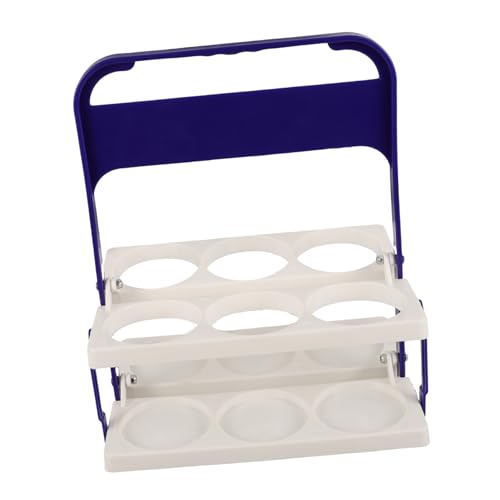 TIDTALEO Faltbarer Bierträger mit Griff Tragbarer Flaschenhalter für Flaschen für Partys und Ausflüge und Langlebig Einfacher Transport für Getränke von TIDTALEO