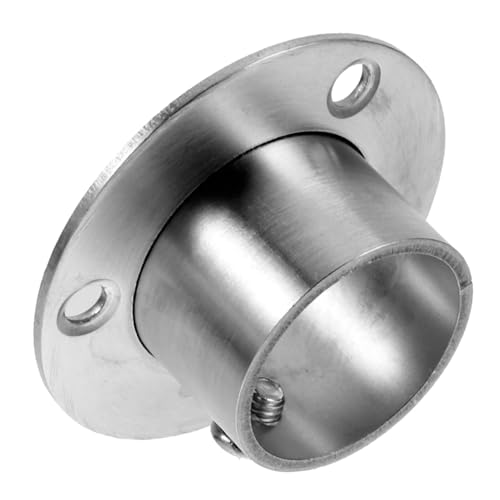 TIDTALEO Flansch für Gardinenstangenhalterung Robuste Wandhalterungen für Duschvorhangstangen und Kleiderstangen Stilvolles Design für Effiziente Raumnutzung von TIDTALEO