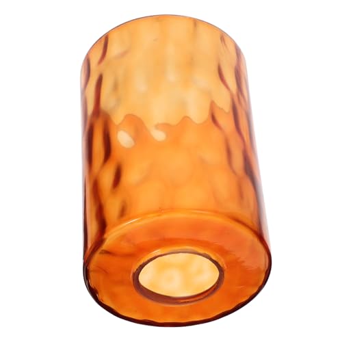 TIDTALEO Glas Lampenschirm mit Stein-textur Dekorativer Zylindrischer Lampenschirm Ersatzglas für Pendelleuchten Wandlampen Deckenleuchten Robust und Langlebig für Wohnzimmer und von TIDTALEO