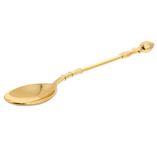 TIDTALEO Goldfarbener Dessertlöffel Mini Metalllöffel Kompakt Langlebig für Kaffee Tee Zucker Rühren Stilvoll und Praktisch für Zuhause und Besondere Anlässe TIDTALEO Goldfarbener Dessertlöffel Mini Metalllöffel Kompakt Langlebig für Kaffee Tee Zucker Rühren Stilvoll und Praktisch für Zuhause und Besondere Anlässe von TIDTALEO