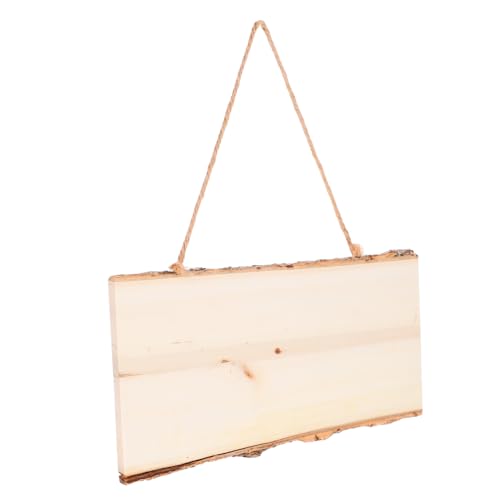 TIDTALEO Hängendes Holzschild für Diy Dekoration Leere Holzplakette zur Personalisierung für Geschäfte Handgemacht aus Robustem Holz zum Beschriften Gravieren von TIDTALEO