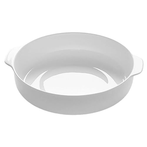 TIDTALEO Hochwertiger Weißer Keramik Backform mit Doppelgriffen Hitzebeständig Kratzfest als Salatschüssel und Servierplatte für Familie und Gastgeber TIDTALEO Hochwertiger Weißer Keramik Backform mit Doppelgriffen Hitzebeständig Kratzfest als Salatschüssel und Servierplatte für Familie und Gastgeber von TIDTALEO