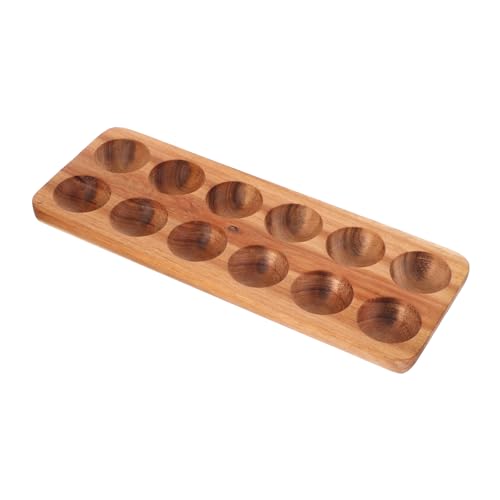 TIDTALEO Holz Eierhalter aus Akazienholz für Eier Robuste Eierablage für Küche Kühlschrank Arbeitsplatte Bruchsicherer Eier Organizer mit Ansprechendem Design TIDTALEO Holz Eierhalter aus Akazienholz für Eier Robuste Eierablage für Küche Kühlschrank Arbeitsplatte Bruchsicherer Eier Organizer mit Ansprechendem Design von TIDTALEO