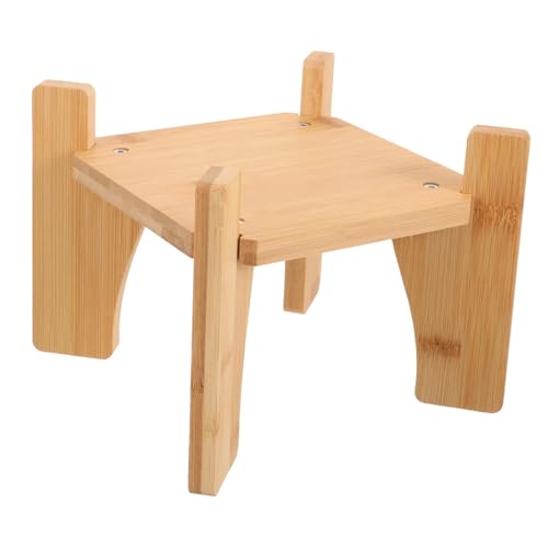 TIDTALEO Holz Getränkespender Ständer Multifunktionaler Halter für Teekannen Blumentöpfe und Aquarien Stabiler Quadratischer Standfuß für Drinnen Einfach zu Reinigen Tragbar und Kompakt von TIDTALEO
