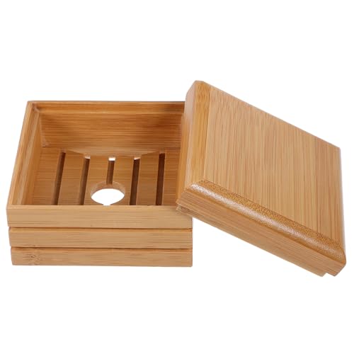 TIDTALEO Holz Seifenschale Vintage Multifunktionale Seifenablage mit Ablaufsystem Wasserdichtes Design für Badezimmer und Küche ohne Bohren Kreative Form und Eleganter Stil TIDTALEO Holz Seifenschale Vintage Multifunktionale Seifenablage mit Ablaufsystem Wasserdichtes Design für Badezimmer und Küche ohne Bohren Kreative Form und Eleganter Stil von TIDTALEO