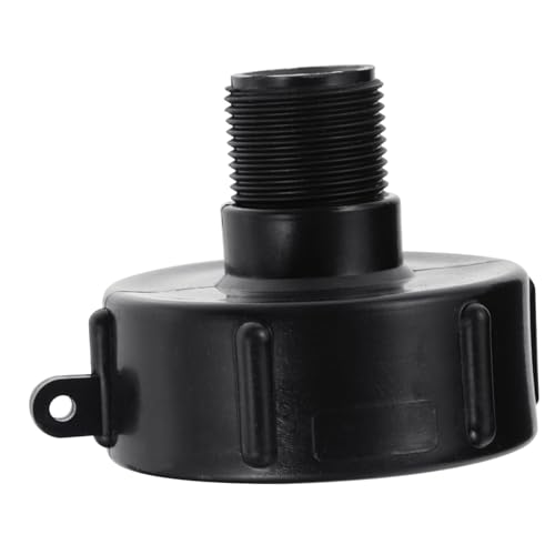 TIDTALEO IBC Tank Adapter Grobgewinde Kunststoff Anschlussstück Wasserbehälter Verbindung für Auslass IBC Tonventil Schlauchanschluss Zubehör von TIDTALEO