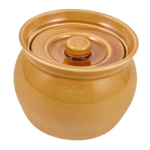 TIDTALEO Keramik Eintopfschüssel mit Deckel Hochtemperaturbeständig für Suppen und Brei Multifunktionale Schmorschüssel Küchen Geschirr TIDTALEO Keramik Eintopfschüssel mit Deckel Hochtemperaturbeständig für Suppen und Brei Multifunktionale Schmorschüssel Küchen Geschirr von TIDTALEO