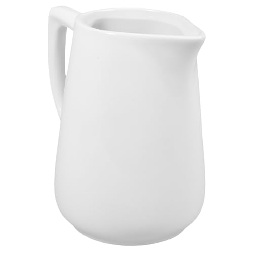 TIDTALEO Keramisches Milchkännchen mit Griff Porzellan Sauce Halter für Sahne Dressing Kaffee und Latte Macchiato Leicht und Langlebig Einfach zu Reinigen von TIDTALEO