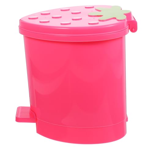 TIDTALEO Kleiner Tisch Mülleimer mit Schwingdeckel Eleganter Recycling Abfallkorb für Büro und Zuhause Kreatives Erdbeer Design Leicht zu Reinigen für Schreibtisch und Auto Farbe TIDTALEO Kleiner Tisch Mülleimer mit Schwingdeckel Eleganter Recycling Abfallkorb für Büro und Zuhause Kreatives Erdbeer Design Leicht zu Reinigen für Schreibtisch und Auto Farbe von TIDTALEO