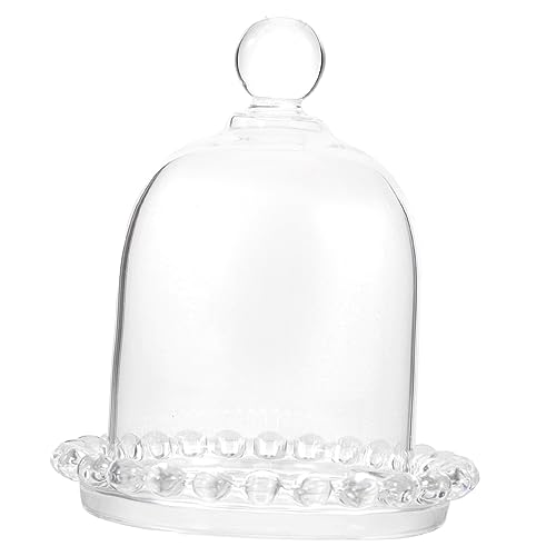 TIDTALEO Kleines Kuchentablett aus mit Kuppel Multifunktionaler Cupcake Halter und Dessertständer für Hochzeiten Partys und Feiern Dekoration für Kuchen Obst von TIDTALEO
