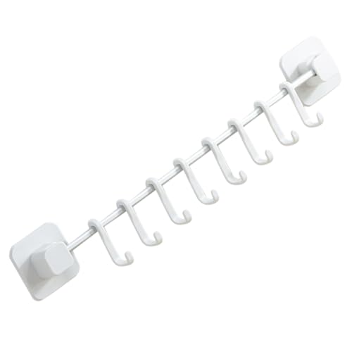 TIDTALEO Küchenutensilienhalter mit Haken Wandmontierter Platzsparender Organizer für Töpfe Pfannen und Löffel für Küche Bad und Balkon Weißer Multifunktionaler Utensilienrack TIDTALEO Küchenutensilienhalter mit Haken Wandmontierter Platzsparender Organizer für Töpfe Pfannen und Löffel für Küche Bad und Balkon Weißer Multifunktionaler Utensilienrack von TIDTALEO