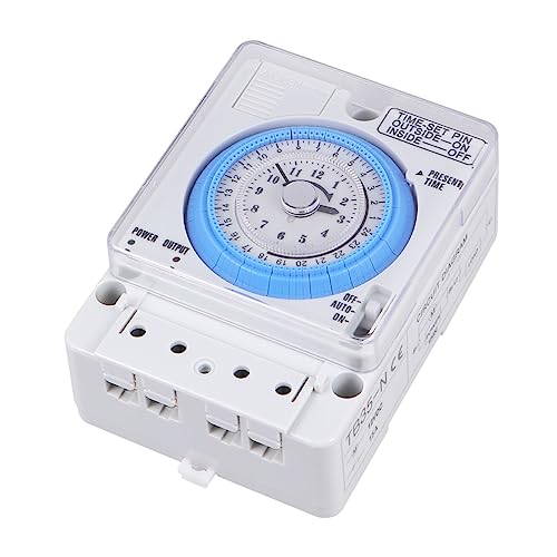 TIDTALEO Mechanischer Timer Zeitschaltuhr für Zuhause Präziser Zeitsteuerungsschalter Energiesparend und Leicht zu Reinigen Design für Zuhause TIDTALEO Mechanischer Timer Zeitschaltuhr für Zuhause Präziser Zeitsteuerungsschalter Energiesparend und Leicht zu Reinigen Design für Zuhause von TIDTALEO