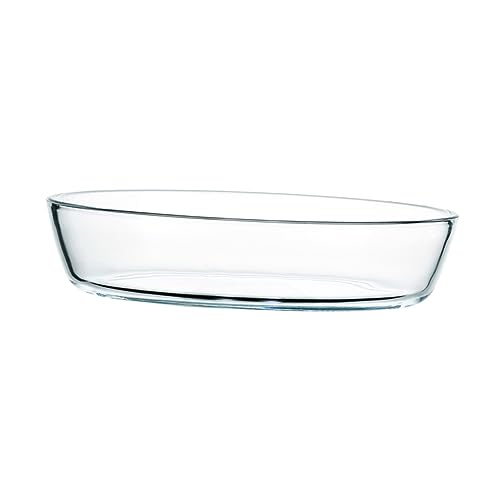 TIDTALEO Mikrowellen Glasauflaufform Ovaler Servierteller für Nudelgerichte Desserts und Langlebiges Stabiles für Buffet und Restaurant Stapelbar TIDTALEO Mikrowellen Glasauflaufform Ovaler Servierteller für Nudelgerichte Desserts und Langlebiges Stabiles für Buffet und Restaurant Stapelbar von TIDTALEO