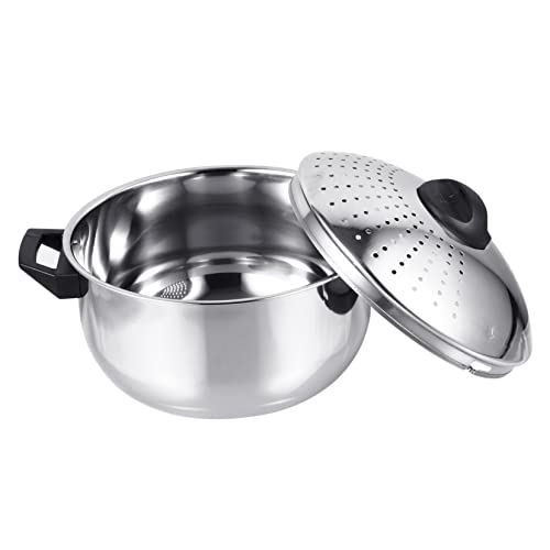 TIDTALEO Nudeltopf Praktischer Kochtopf mit Sieb Leicht und Tragbar zum Kochen von Nudeln Suppen und Brei Sicheres Material Korrosionsbeständig TIDTALEO Nudeltopf Praktischer Kochtopf mit Sieb Leicht und Tragbar zum Kochen von Nudeln Suppen und Brei Sicheres Material Korrosionsbeständig von TIDTALEO
