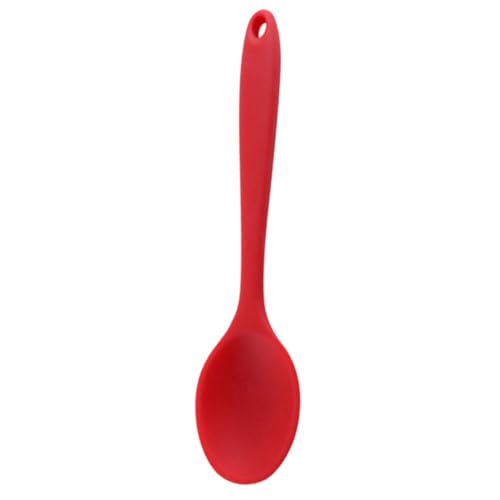 TIDTALEO Silikon Kochlöffel Ergonomischer Servierlöffel für Antihaftbeschichtetes Kochgeschirr Rot Spülmaschinenfest zum und Servieren von Suppen und Zutaten TIDTALEO Silikon Kochlöffel Ergonomischer Servierlöffel für Antihaftbeschichtetes Kochgeschirr Rot Spülmaschinenfest zum und Servieren von Suppen und Zutaten von TIDTALEO