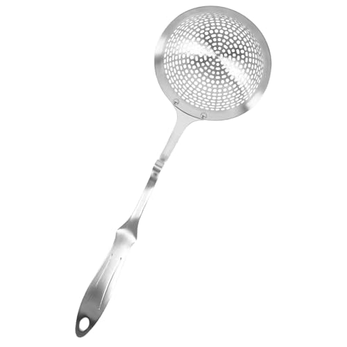 TIDTALEO Skimmer Löffel mit Langem Griff Küchensieb für Restaurants und Zuhause Hitzebeständig und Leicht zu Reinigen für Eintöpfe und Frittieren TIDTALEO Skimmer Löffel mit Langem Griff Küchensieb für Restaurants und Zuhause Hitzebeständig und Leicht zu Reinigen für Eintöpfe und Frittieren von TIDTALEO