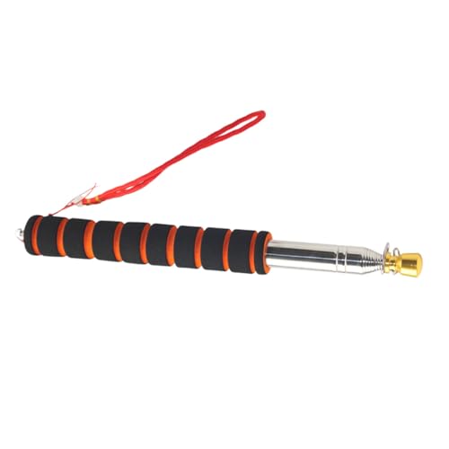 TIDTALEO Teleskop Fahnenmast aus Edelstahl mit Schwammgriff Flexibel Windbeständig Outdoor Guide Flagpole für Schule Reise und Unterricht Schwarz Orange Silber TIDTALEO Teleskop Fahnenmast aus Edelstahl mit Schwammgriff Flexibel Windbeständig Outdoor Guide Flagpole für Schule Reise und Unterricht Schwarz Orange Silber von TIDTALEO