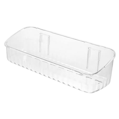 TIDTALEO Wandmontierter Badezimmer Organizer Stanzfreies Duschregal zur Einfachen Installation Praktische Aufbewahrungslösung für Shampoo und Badutensilien Transparentes Design von TIDTALEO